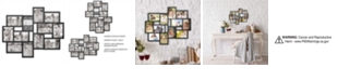 Trademark Global Collage Picture Frame with 12 Openings for 4x6 Photos by Lavish Home, Black